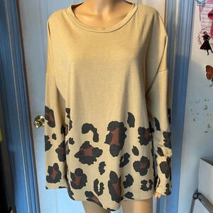 Benjamin  All Seasons Cute Comfortable Pullover Shirt Women Plus Size 1X